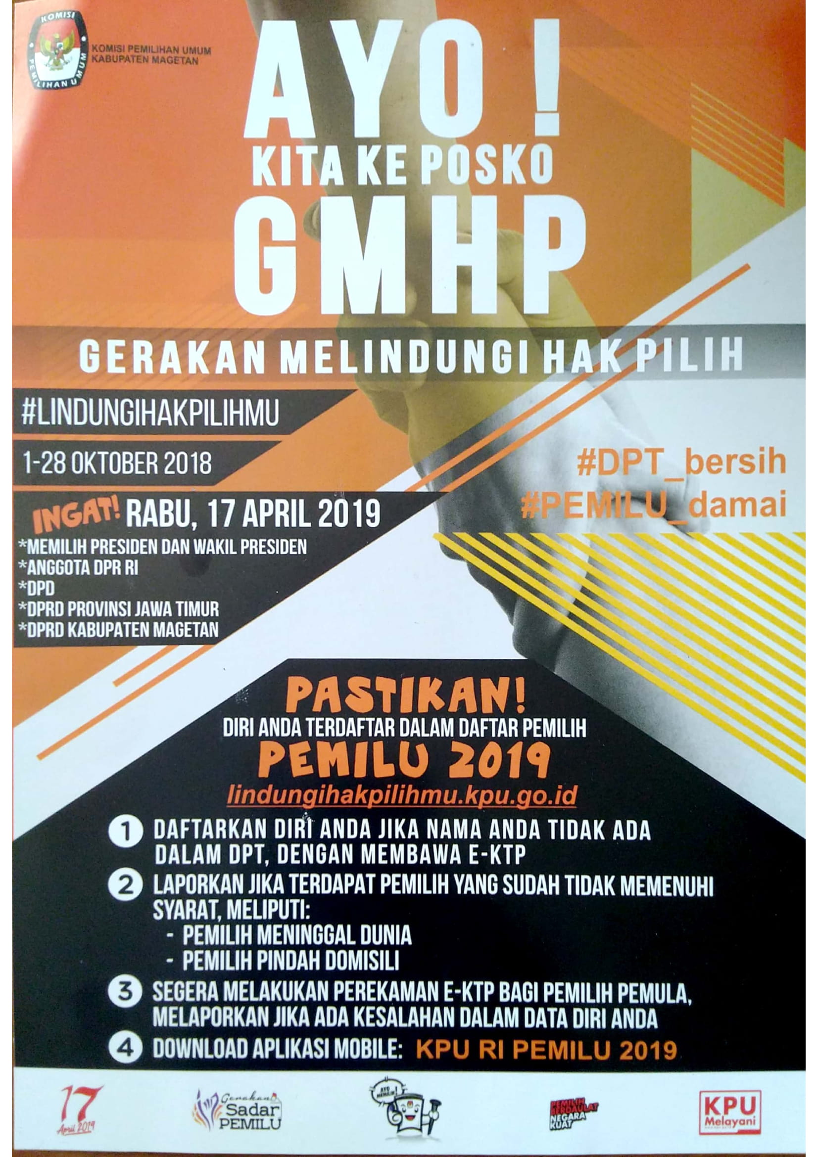 Gerakan Melindungi Hak Pilih, KPU Magetan Buka Posko Cek DPT dan Keliling Desa