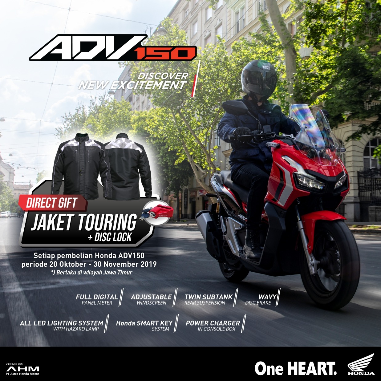 MPM Beri Hadiah Eksklusif untuk Pembeli Honda ADV150