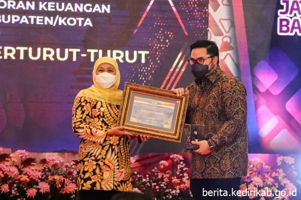 Raih WTP Lima Kali Berturut, Mas Dhito Sampaikan Terima Kasih pada Jajarannya