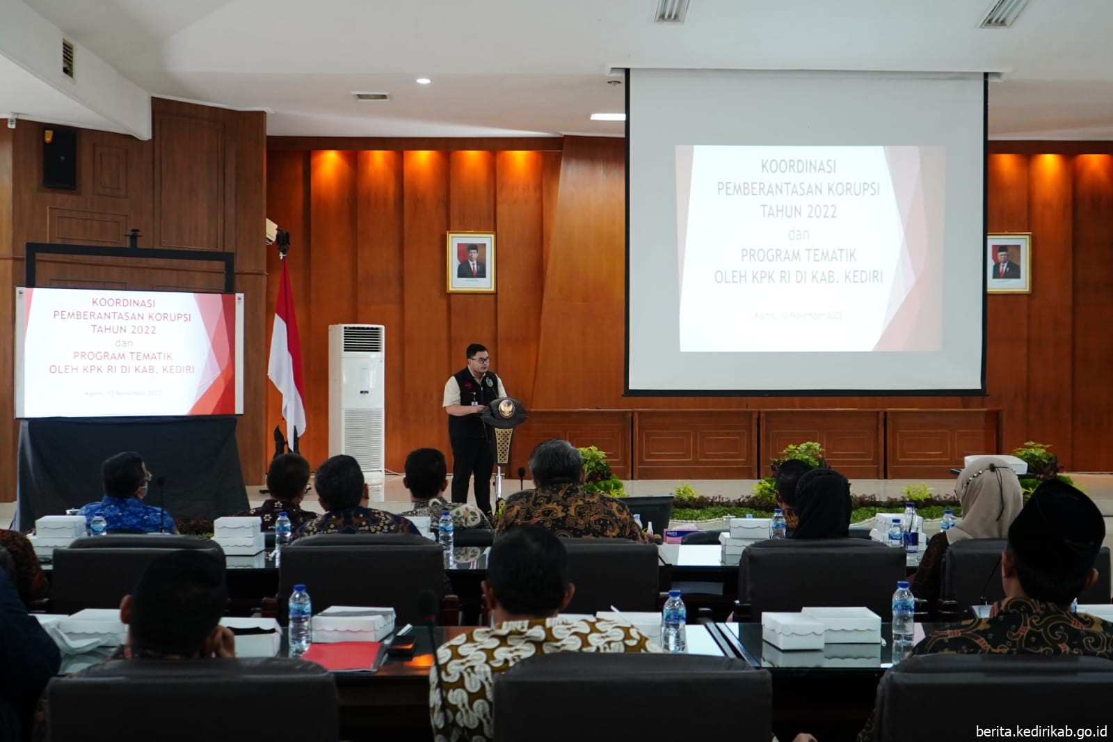 Mas Dhito Targetkan Pengawasan Pencegahan Korupsi Capai 90 Persen   