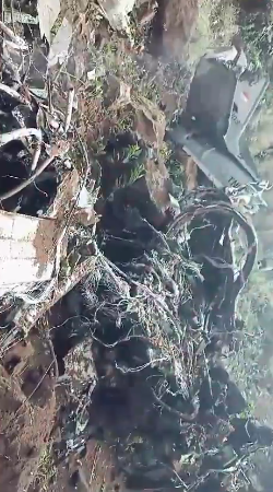 Empat Awak dari Dua Pesawat TNI AU Jatuh di Pasuruan Dievakuasi