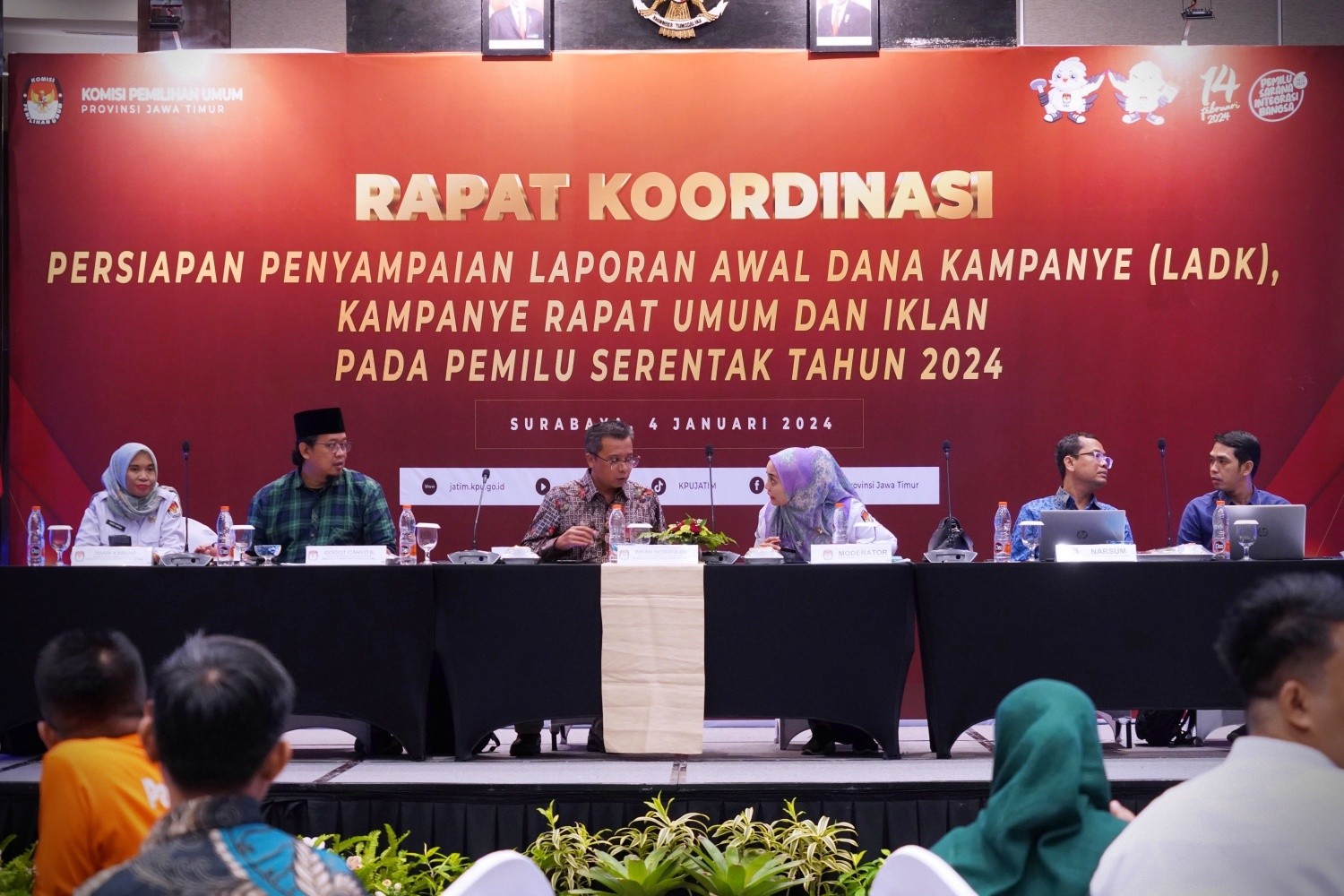 Grafik Dana Kampanye 18 Parpol Peserta Pemilu 2024 di Jatim