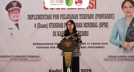 Mbak Cicha Ajak Posyandu di Kabupaten Kediri Wujudkan Enam Standar Pelayanan Minimal