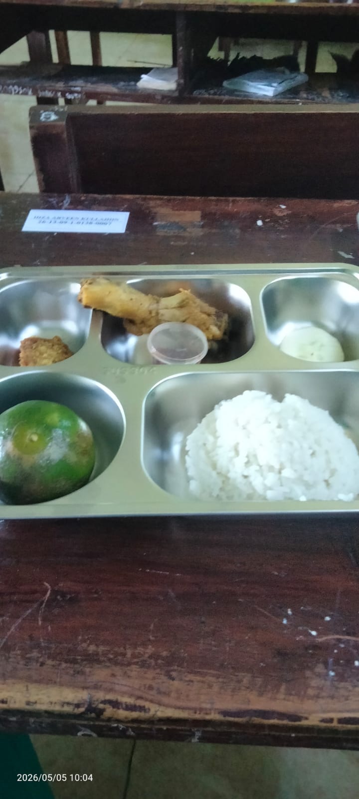 Menu MBG “Garingan” Tanpa Sayur, SPPG: Menunya dari Ahli Gizi